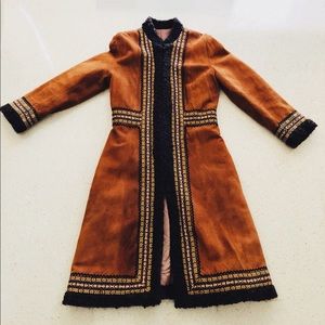 Vintage 70s Afghan Coat Boho Hippie Style